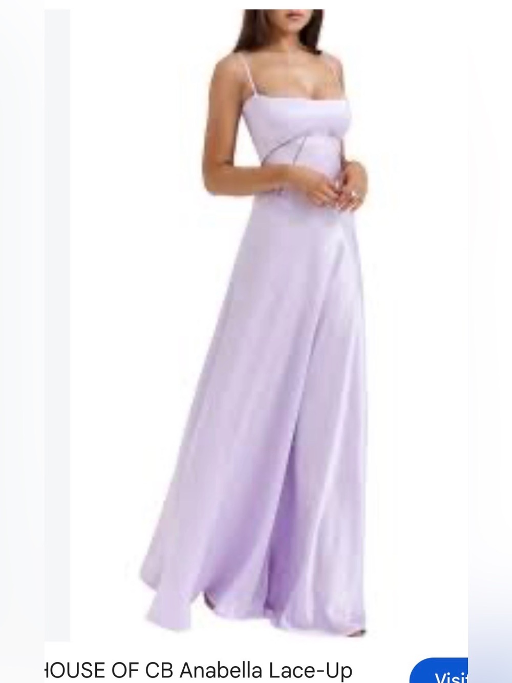 House of CB Anabella Orchid maxi dress Gown M - Picture 3 of 12